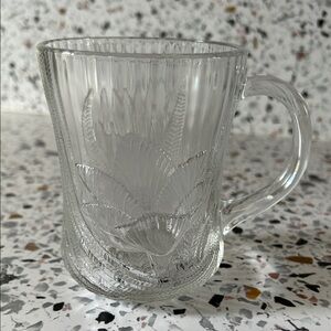 Elegant Clear Arcoroc Glass Mug
